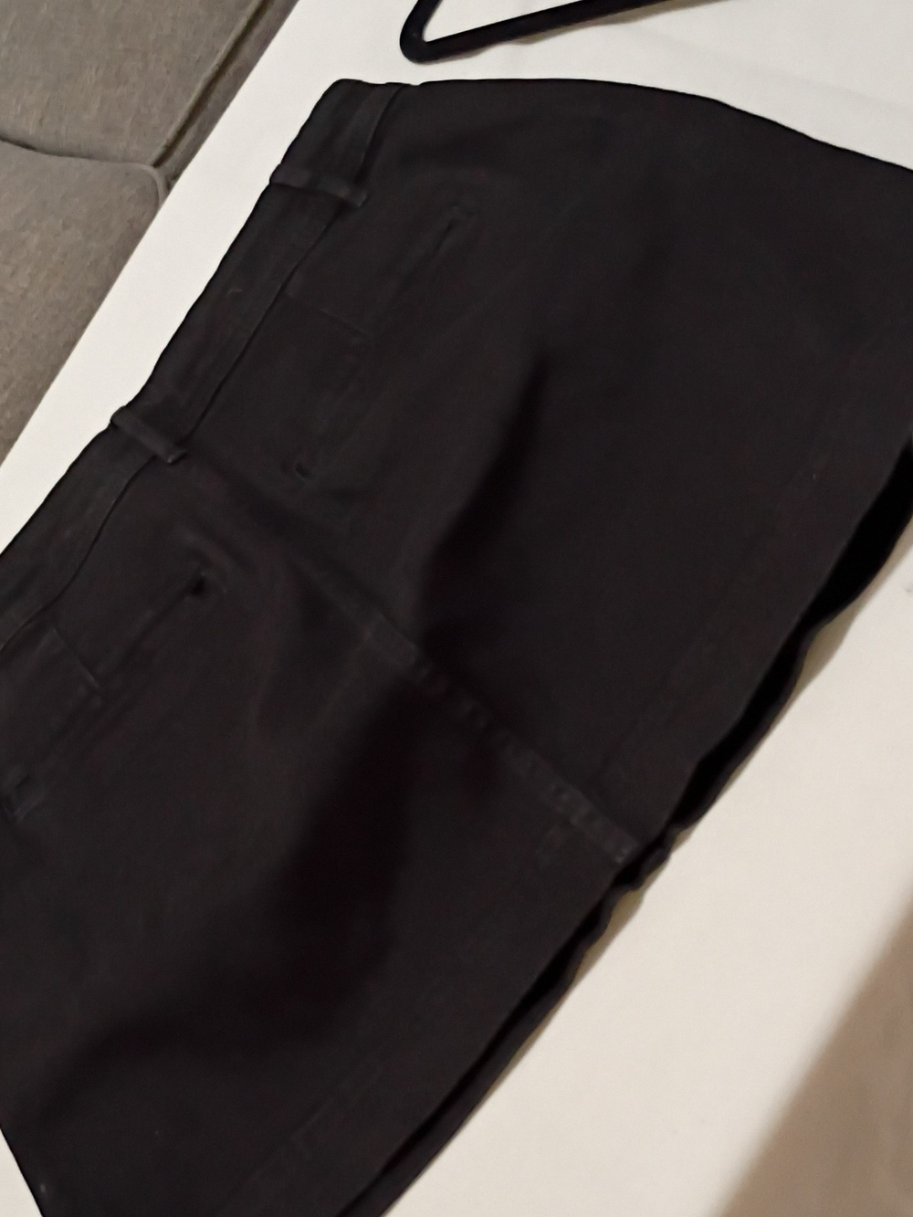 Madewell Black Structured Mini Skirt